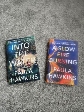 Paul Hawkins Book Set - Into The Water , A Slow Fire Burning - Hardcover